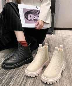 ショートブーツ | 韓国 サイドゴアブーツ ショート 暖かい