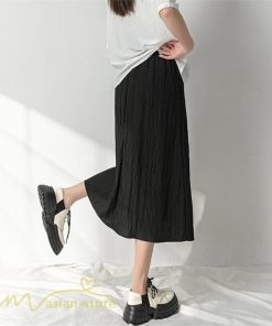 スカート | 妊婦マタニティウェア レディース 春 夏 秋 ゆったり Aライン カジュアル ママ 産前 送料無料 マタニティウエスト調整 裏地付き