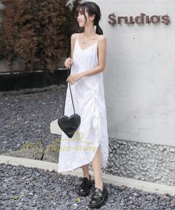 マキシ | ジャンパースカート レディース サロペット オールインワン キャミワンピース 無地 オーバーオール ゆったり カジュアル 通勤 20代30代40代 エレガント 不規則