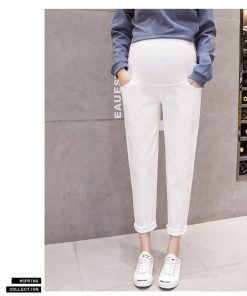 パンツ レギンス | マタニティパンツ 綿パンツ ママボトムス マタニティテーパードパンツ マタニティ服 アジャスター M L XL XXL ブラック カーキ ピンク ボト ホワイト ベージュ