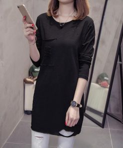 シャツ・ブラウス | Tシャツ 長袖 レディース 韓国風 ロンｔ春