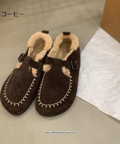 ローファー | モカシン レディース モカシンシューズ カジュアルシューズ 内ボア ファー シンプル ぺたんこ 秋 冬 柔らかい あったか 痛くない もふもふ 2022新作