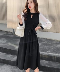 ワンピース | レディース 切り替えワンピ長袖