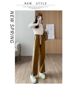 チノ・テーパード・ジョガー・スキニーパン | スウェットパンツ レディース コーデ ボトムス ワイドパンツ 美脚 ハイウェスト スリム 着痩せ ロング 送料無料 サイドライン お出かけ 部屋着 美脚 脚長