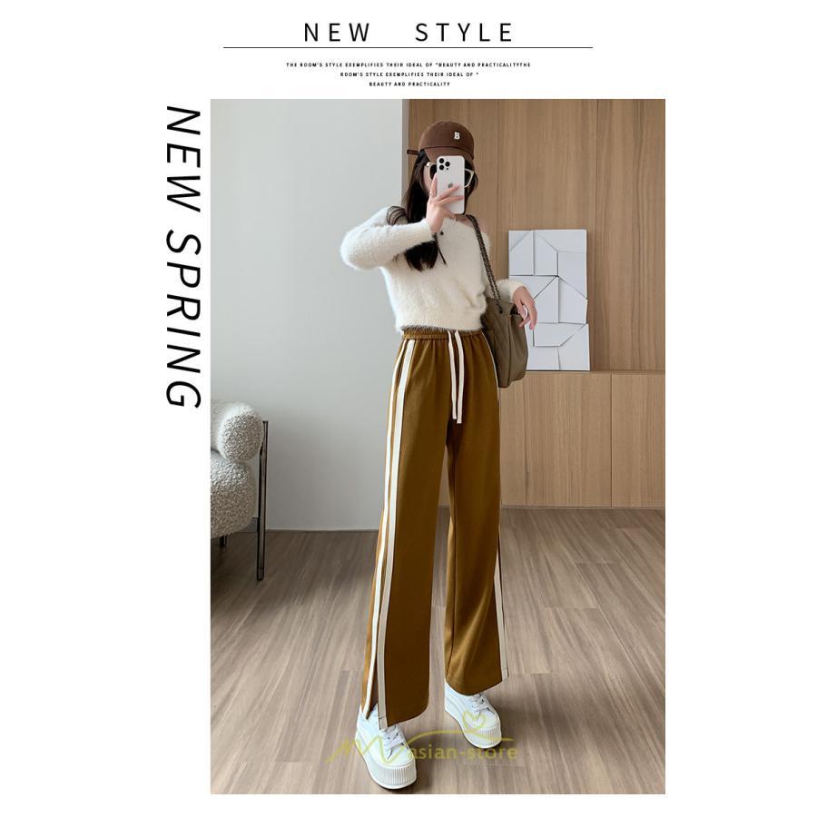 チノ・テーパード・ジョガー・スキニーパン | スウェットパンツ レディース コーデ ボトムス ワイドパンツ 美脚 ハイウェスト スリム 着痩せ ロング 送料無料 サイドライン お出かけ 部屋着 美脚 脚長