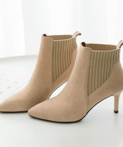 ショートブーツ | ショート丈 パーティー ブーティー ブーツ ハイヒール レディース スエード ファッション靴