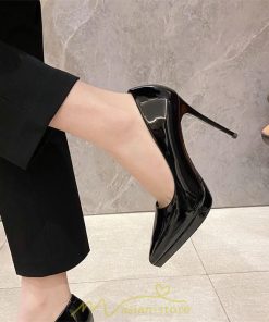 パンプス | 痛くない レディース ヒール 11.5cm 走れる 疲れない 美脚 きれいめ 安定感 通勤 歩きやすい フォーマル 卒業式 入学式 黒 入社式 冠婚葬祭 ブラック