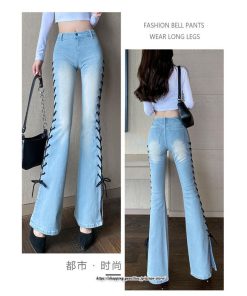 チノ・テーパード・ジョガー・スキニーパン | ブーツカット デニムパンツ レディース フレア ロング丈 カットオフ ストレッチ ハイウェスト コーデ ジーンズ 美脚パンツ 新作 20代30代40代 スリット 脚長