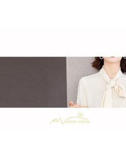 シャツ・ブラウス | ブラウス シャツ 秋 秋服 レディース リボン 春 秋 新作 シフォン 長袖 ゆったり 可愛い お出かけ カジュアル キレイめ エレガント おしゃれ 通勤