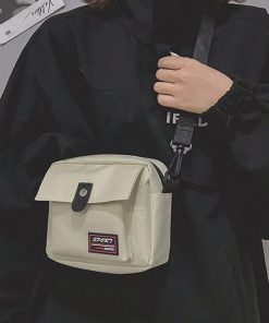 ショルダーバッグ | キャンバスバッグ 小さめ 男女兼用 スクエア ミニバッグ スマホバッグ 斜めがけ レディース