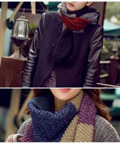 マフラー | 大判 カップル ストール 厚手 お揃い ペア 男女兼用レディース