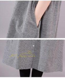 ミディアム | シャツワンピ 2WAY カーディガン 長袖 ロング 無地 体型カバー ワンピース アウター レディース チェック柄 通学通勤 お出かけ OL 春秋 20代/30代/40代/50代