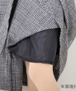 オールインワン | スカート ワンピース ロング 秋冬 チェック ジャンパースカート サロペット オールインワン 大人 グレンチェック