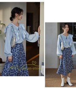 スカート | マキシロング ワイド フレア ゆったり 春 夏 秋 冬 体系カバー Aライン フェミニン デイリー 上品 20代30代40代50代 2022 着痩せ カジュアル 通勤通学