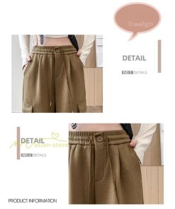 チノ・テーパード・ジョガー・スキニーパン | テーパードパンツ パンツ レディース 着痩せ ワイドパンツ 裾ひも付き ハイウエスト ウエストゴム カジュアル 秋冬 ロングパンツ 新作 無地 きれいめ コーデ