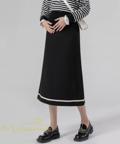 スカート | マタニティ春 夏 レディースマタニティ おしゃれ ゆったり カジュアル Aライン 産前 妊娠 妊婦 通勤 妊婦服 ママ エレガント ウエスト調整