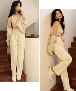 ワイドパンツ | セミハイウエスト 美脚