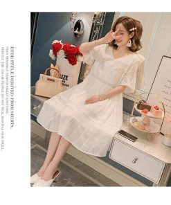 ワンピース | マタニティマタニティ レディース 体型カバー 半袖 産前産後 膝丈 普段着 Aライン マタニティウェア ママ ひざ丈 授乳口なし ワンピ