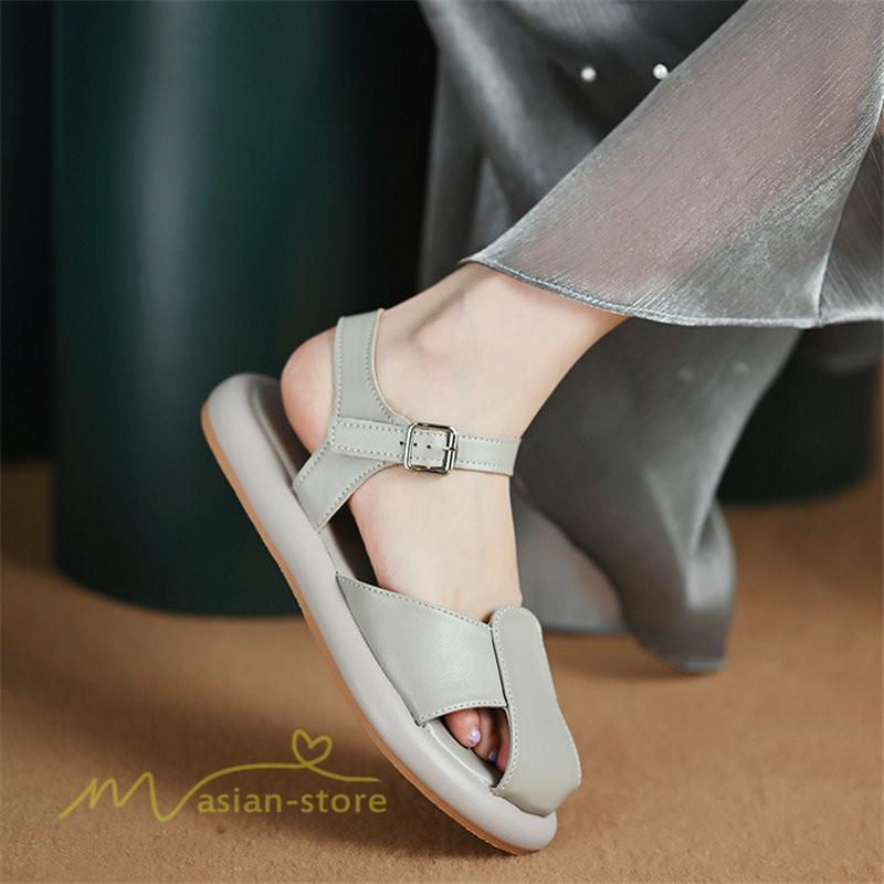 サンダル ミュール | サンダル レディース 夏サンダル サマーサンダル 美脚 ベルトデザイン サマーシューズ 楽なサンダル おしゃれ トレンド 2022 ふんわりした カジュアル