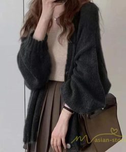 カーディガン | レディース 2wayニット秋冬 羽織り セーター アウター 軽 ライトアウター ニット 前ボタン Ｖカーデ フロントボタン ゆる 秋物