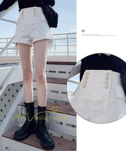 ショートパンツ | ゆったり Aライン デニム デニムパンツ ショートデニム ショーパン 短パン ショート丈 膝上 カジュアル 通勤通学 上品 20代30代40代 お出かけ