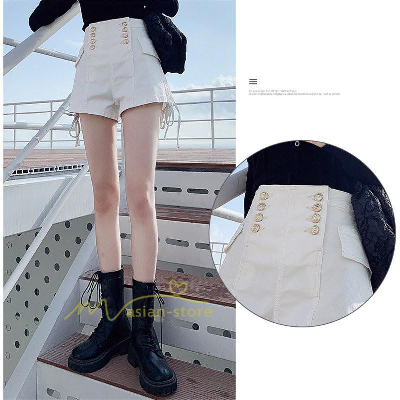 ショートパンツ | ゆったり Aライン デニム デニムパンツ ショートデニム ショーパン 短パン ショート丈 膝上 カジュアル 通勤通学 上品 20代30代40代 お出かけ