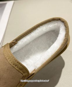 ローファー | モカシン レディース 軽量 靴 あったか シューズ 裏起毛 防寒 裏ポア カジュアル 冬 可愛い フラット 柔らかい 防寒対策