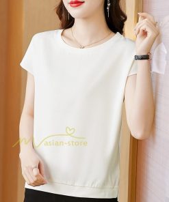 tシャツ・カットソー | トップス Tシャツ レディース 春 夏 秋 半袖 クルーネック 無地 プルオーバー 20代30代40代50代 ママ シンプル 着痩せ 大きいサイズ カジュアル 上品 お出かけ