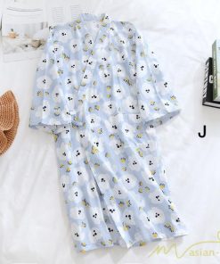 パジャマ ルームウェア | ルームウェア ネグリジェ パジャマ レディース ダブルガーゼ 綿100% ワンピース 長袖 ロング 春 夏 秋 薄手浴衣 バスローブ 花柄 おしゃれ かわいい 寝巻き