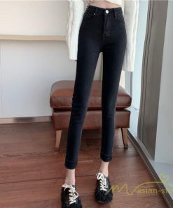 ジーンズ、デニム | デニムパンツ デニム スキニーデニム レディース ジーンズ レディースファッション  春 ハイウエスト 夏 ボトムス デニムズボン ストレッチ効く