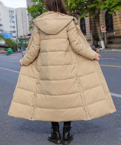 トレンチコート | フード付きキルティングコート レディース
