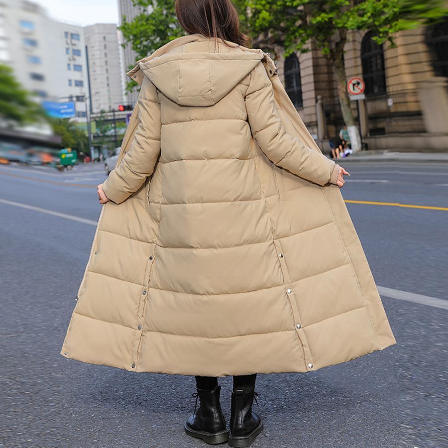 トレンチコート | フード付きキルティングコート レディース