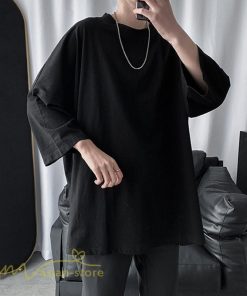 Tシャツ | メンズ 無地 大きいサイズ カットソー 上品 7分袖 サマートップス ゆったり 日常感 メンズスタイル シンプル 体型カバー カッコウイイ