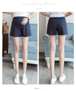 パンツ レギンス | マタニティパンツ コットン綿ショートパンツ ショーパン ボトムス 短ズボン マタニティウェア M L XXL アジャスター ゆったりカジュアル マタニティ服 XL