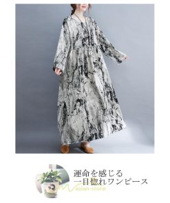 マキシ | 長袖ワンピース 秋物 レディース ロングワンピース 夏 30代40代 大人 秋ワンピース 新作 ワンピース Aラインワンピ 広い裾 旅行 ゆったり 可愛い 揺れる