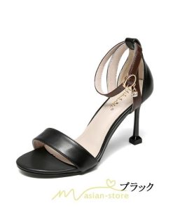 パンプス | ハイヒール オープントゥ レディース 夏 サンダル ストラップ ヒール5cm7cm8.5cm ピンヒール お出かけ 旅行 リゾート 歩きやすい 痛くない 20cm-26.5cm