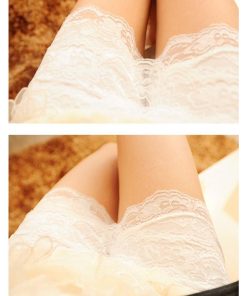スカート | ショートパンツ インナーウェア 下着 インナーパンツ レースフリル ペチパンツ フリーサイズ カジュアル セクシー 柔らかパンツ ふりふりレース