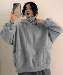 パーカ | 体型カバー オーバーサイズ レディース ロゴ フード付きパーカー トップス 裏起毛 トレーナー ロング丈 カジュアル