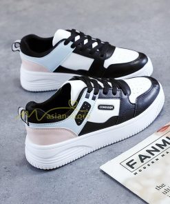 スニーカー | スニーカー レディース レディースシューズ ローカット 靴 フラットシューズ ぺたんこ ウォーキングシューズ Pu革 厚底スニーカー 厚底靴 美脚 歩きやすい