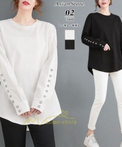 ｔシャツ・カットソー | カットソー チュニック レディース トップス 体型カバー シンプル フレア ゆったり 20代30代40代50代 通勤通学 カジュアル 上品 着痩せ 夏物 お出かけ 無地人気