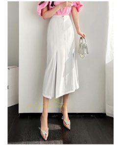 スカート | ボトムス レディース きれいめ 春夏 タイトおしゃれ フォーマル 通勤 プリーツ20代30代40代 着痩せ 韓国風 カジュアル 20代30代40代