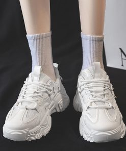 ショートブーツ | 厚底スニーカー レディース 韓国風