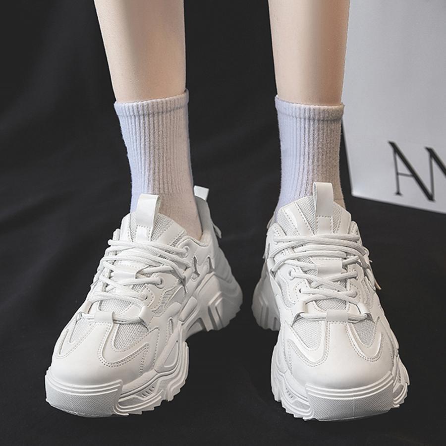 ショートブーツ | 厚底スニーカー レディース 韓国風