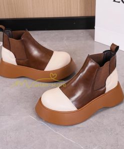 ショートブーツ | ブーティー ブーツ 厚底ブーツ レディース シューズ 靴 太ヒール チャンキーヒール 合皮ブーツ PUブーツ くつ 黒靴 春秋冬 美脚 大人 厚底靴