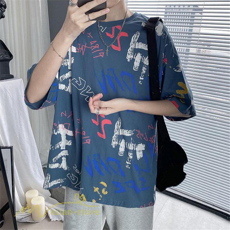 Tシャツ | メンズ 半袖夏 サマー トップス カットソー クルーネック カッコウイイ ゆったり おしゃれ 20代 トップス 大きいサイズ メンズスタイル 30代