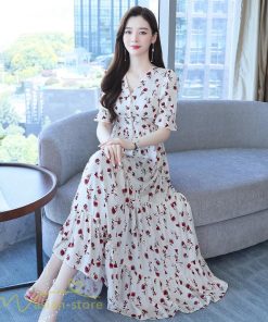 マキシ | ロングワンピース レディース カジュアル 半袖 ロング丈 ワンピース 着痩せ サマーワンピース おしゃれ カジュアル 上品 きれいめ 花柄 40代 20代 夏服 30代
