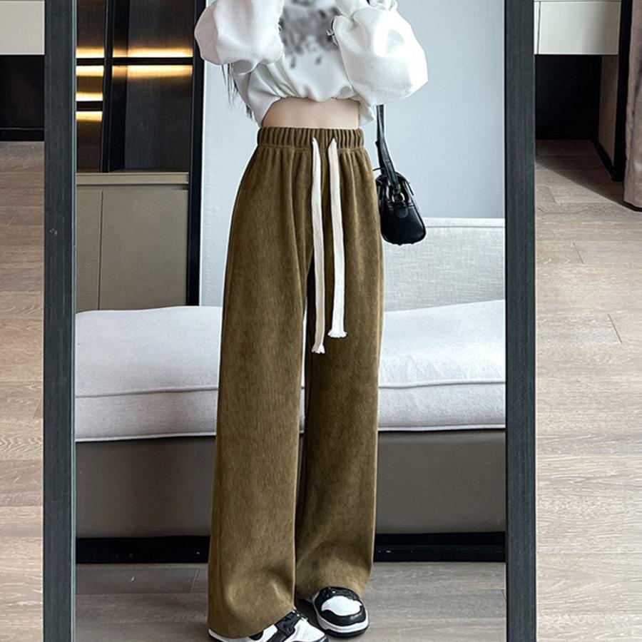 ワイドパンツ | コーデュロイ韓国レディース