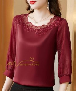 ｔシャツ・カットソー | Ｔシャツ レディース きれいめ 40代 春夏 上品 半袖Tシャツ ブラウス 20代30代40代50代 シフォンシャツ ママ カジュアル 人気 着痩せ お出かけ 上品 フェミニン