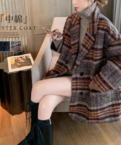 トレンチコート | チェック柄 チェスターコート レディース