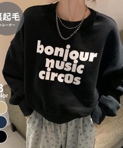 Tシャツ・カットソー | トレーナー レディース 長袖 裏起毛